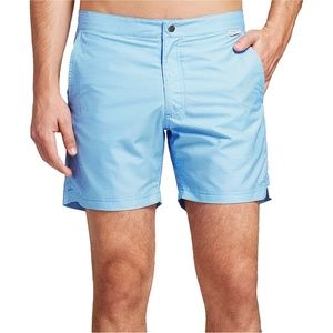 IBIZA Ocean Club Blue White Gingham Swim Trunks